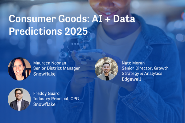 Consumer Goods: AI + Data Predictions 2025