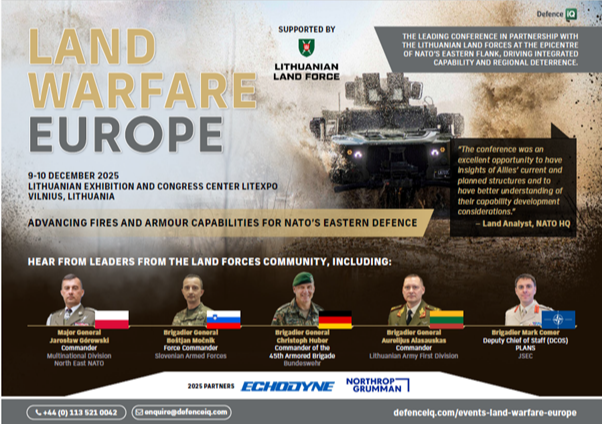 Land Warfare Europe SPEX Agenda 2025