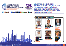 Asset Integrity Process Safety Management Summit 2020 - Product Guide
