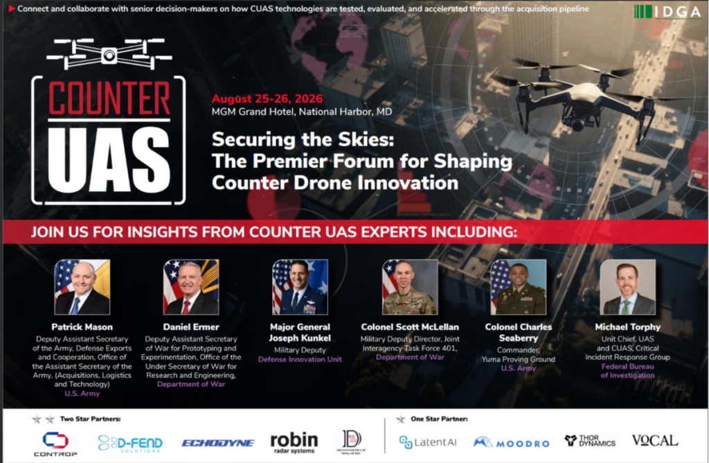 [Sponsorship] Counter UAS Summit | Official 2026 Agenda