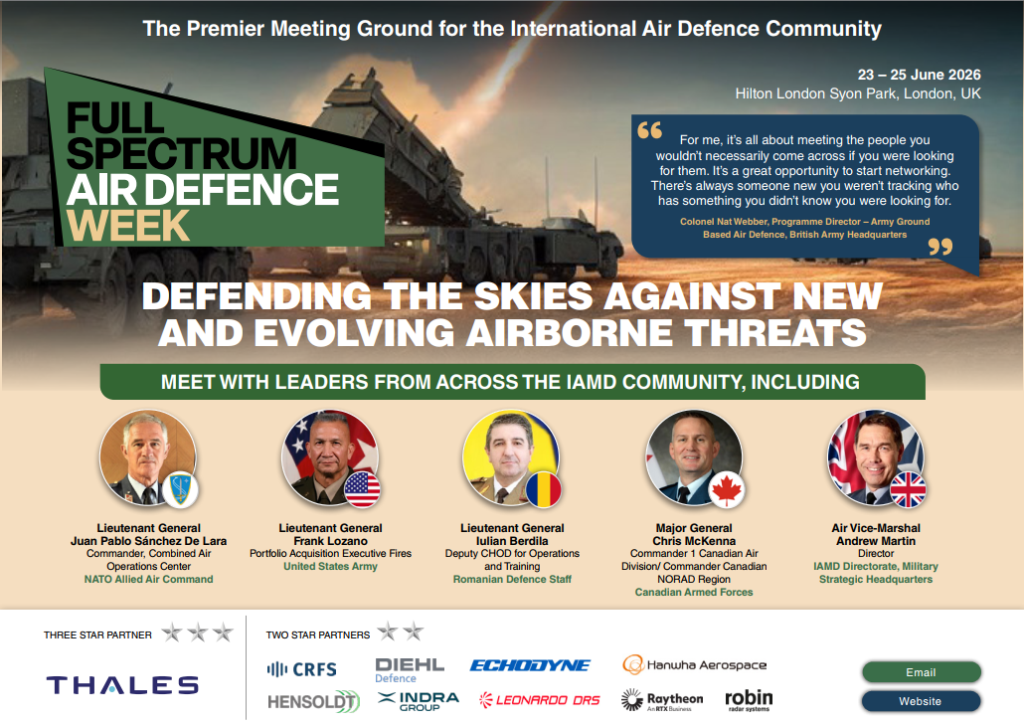 2026 Agenda | Full Spectrum Air Defence Week