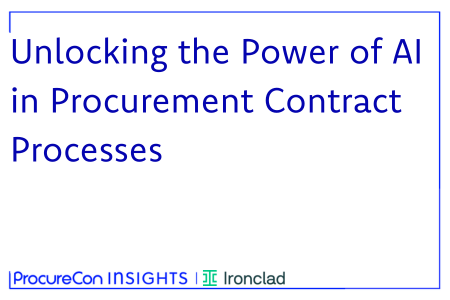 Unlocking the Power of AI in Procurement Contract Processes