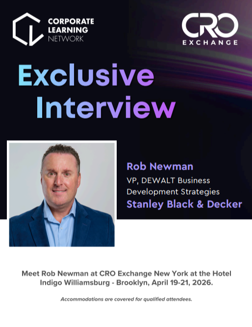 Exclusive Speaker Interview: Rob Newman at Stanley Black & Decker