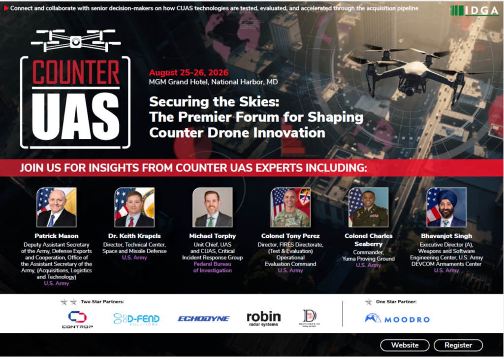 IDGA's Counter-UAS Summit | 2026 Official Agenda