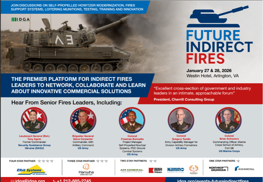 Future Indirect Fires | 2026 Official Agenda