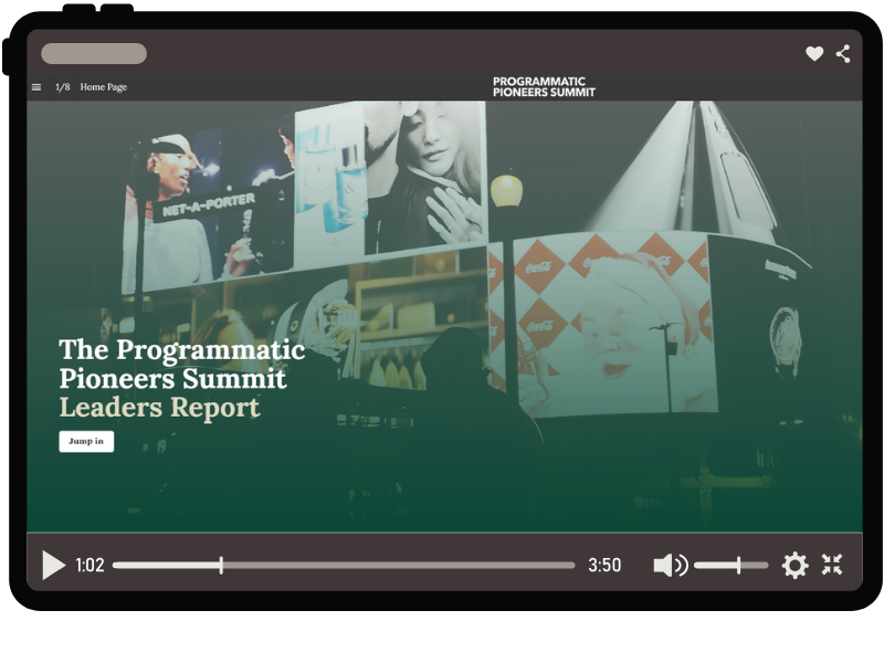 The Programmatic Pioneers Summit 2025 Leaders Report [Register your interest]