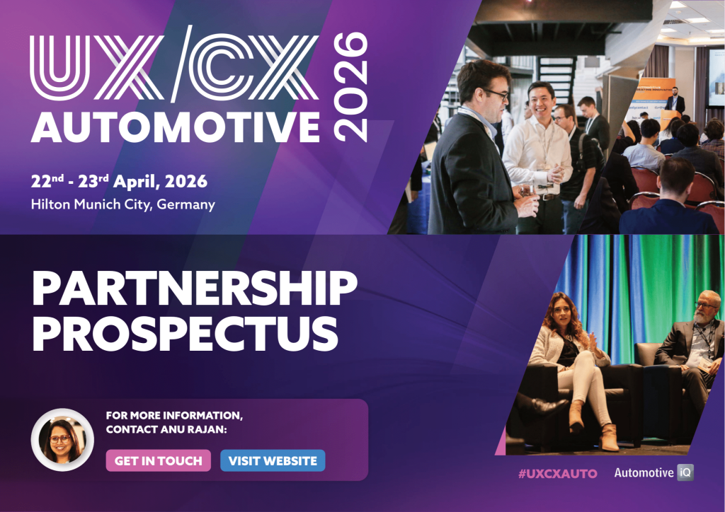 UX/CX in Automotive 2026 | Partnership Prospectus