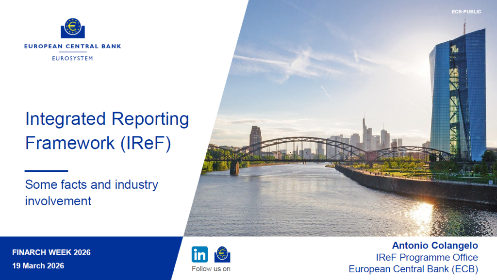 Präsentation: IReF und die Zukunft des integrierten Bankenreportings