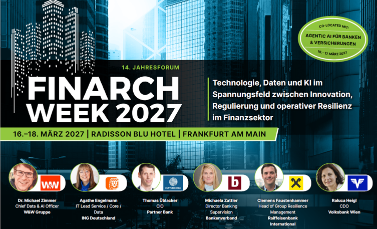 FINARCH WEEK 2027 - Konferenzprogramm