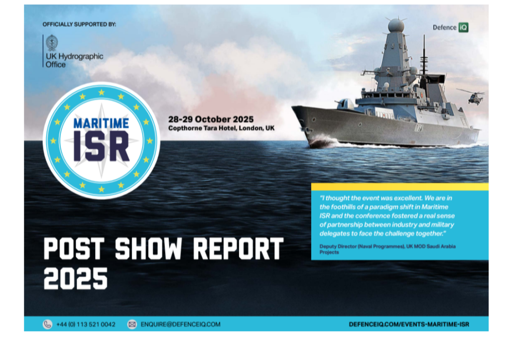 2026 Maritime ISR - 2025 Post Show Report