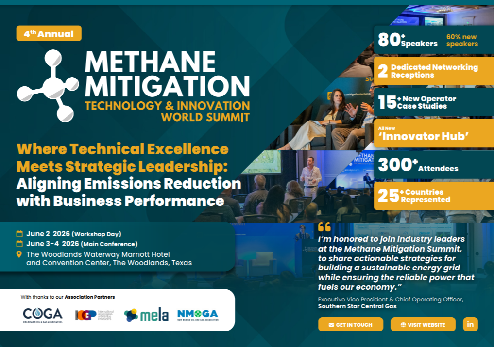 Download the Methane Mitigation: Technology & Innovation World Summit Event Guide