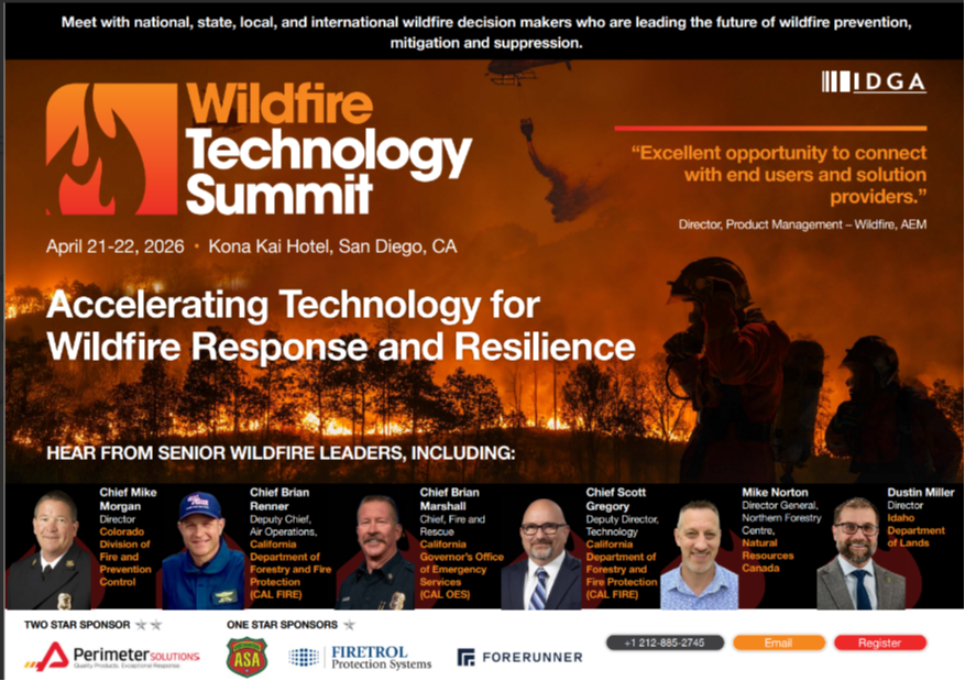 IDGA Wildfire Technology Summit | 2026 Agenda