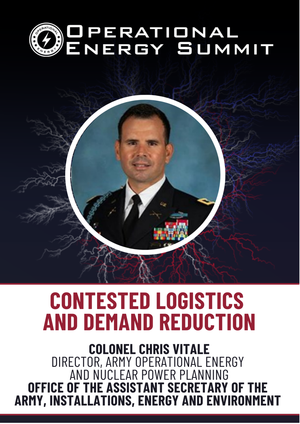 Contested Logistics and Demand Reduction Presentation by Colonel Chris Vitale
