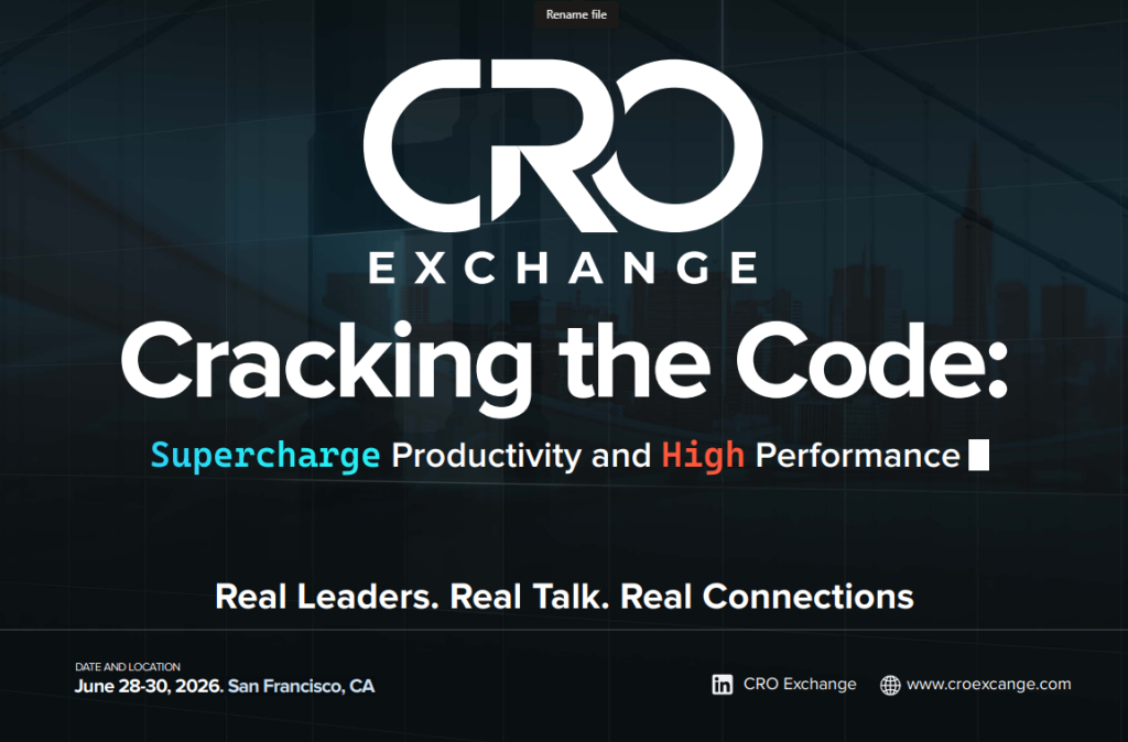View CRO Exchange San Francisco Agenda Brochure