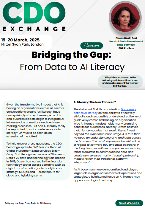 Bridging the Gap: From Data to AI Literacy