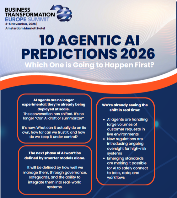 Infographic | 10 Agentic AI Predictions 2026: Which One is Going to Happen First?