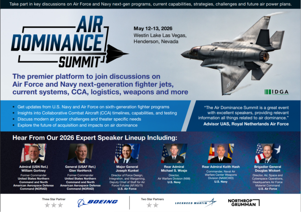 IDGA Air Dominance Summit | 2026 Agenda