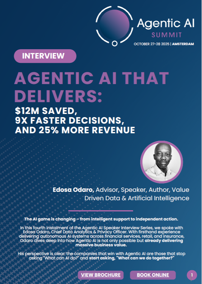 Interview | Agentic AI That Delivers: $12M Saved, 9X Faster Decisions, and 25% More Revenue