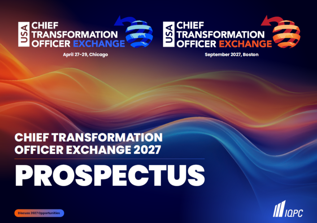 Chief Transformation Officer Exchange - Sponsorship Prospectus