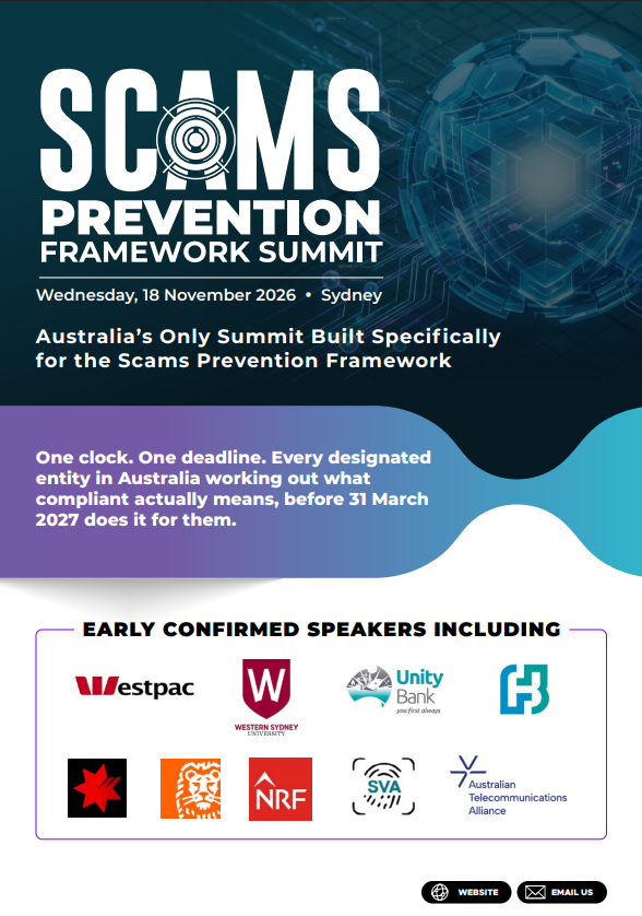 Scams Prevention Framework Summit - 2026 Event Brochure