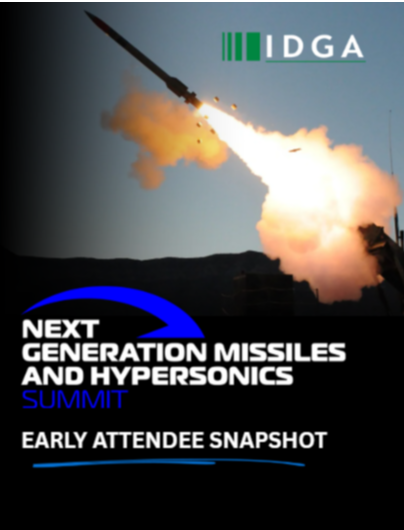 Next Generation Missiles and Hypersonics Summit - Early Attendee Snapshot