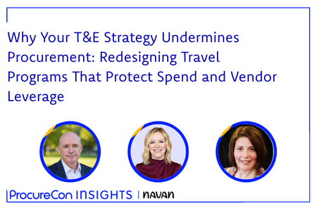 Why Your T&E Strategy Undermines Procurement: Redesigning Travel Programs That Protect Spend and Vendor Leverage