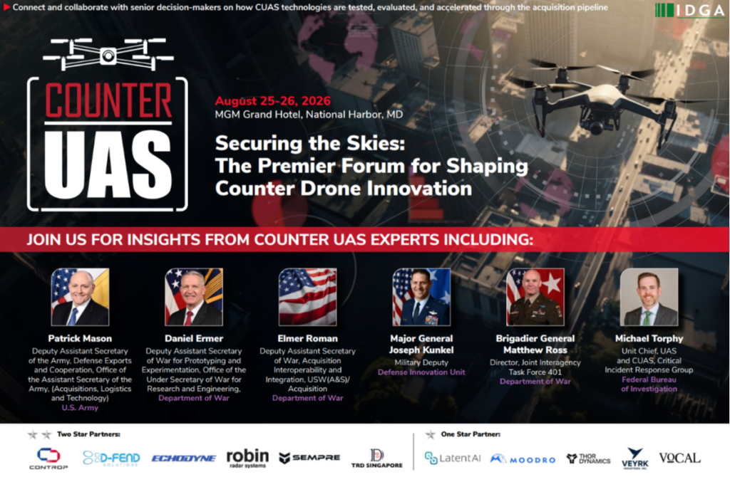 IDGA's Counter-UAS Summit | 2026 Official Agenda