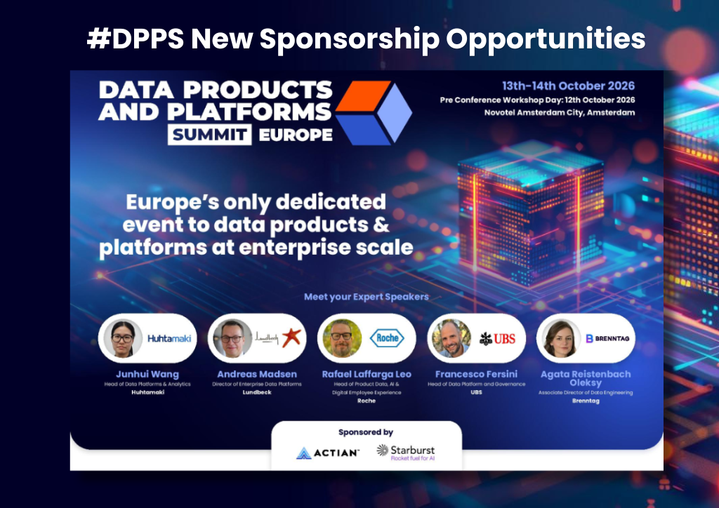 Data Products & Platforms Summit Europe Agenda for Partners