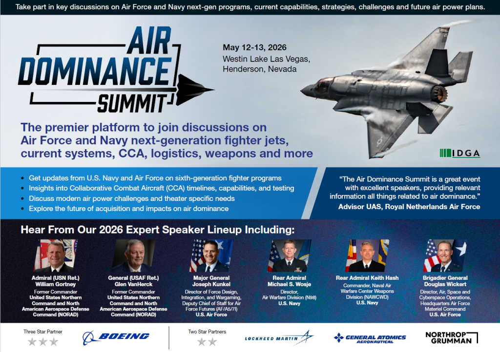 [Sponsorship] 2026 Air Dominance Summit Agenda