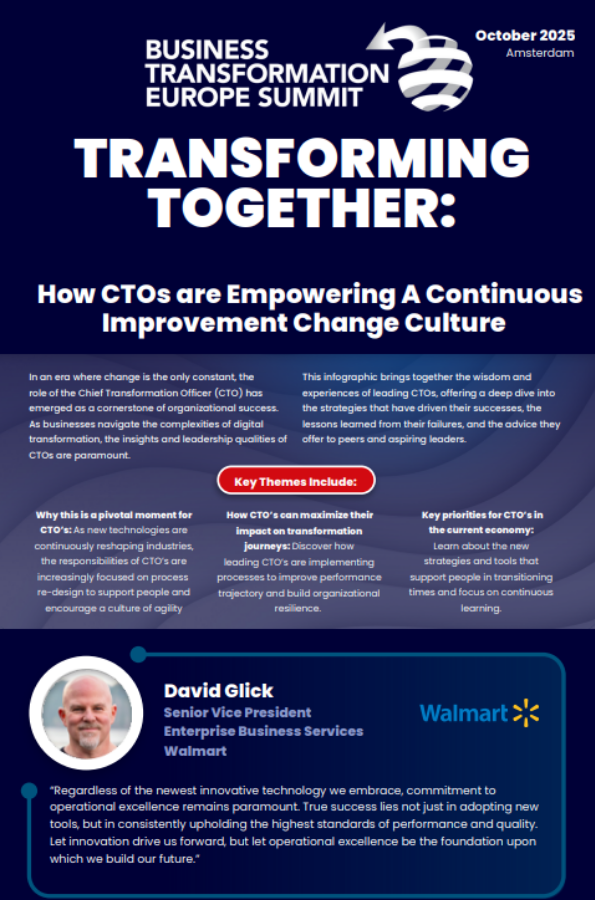 Infographic | Transforming Together: How CTOs are Empowering A Continuous Improvement Change Culture [updated June 2026]