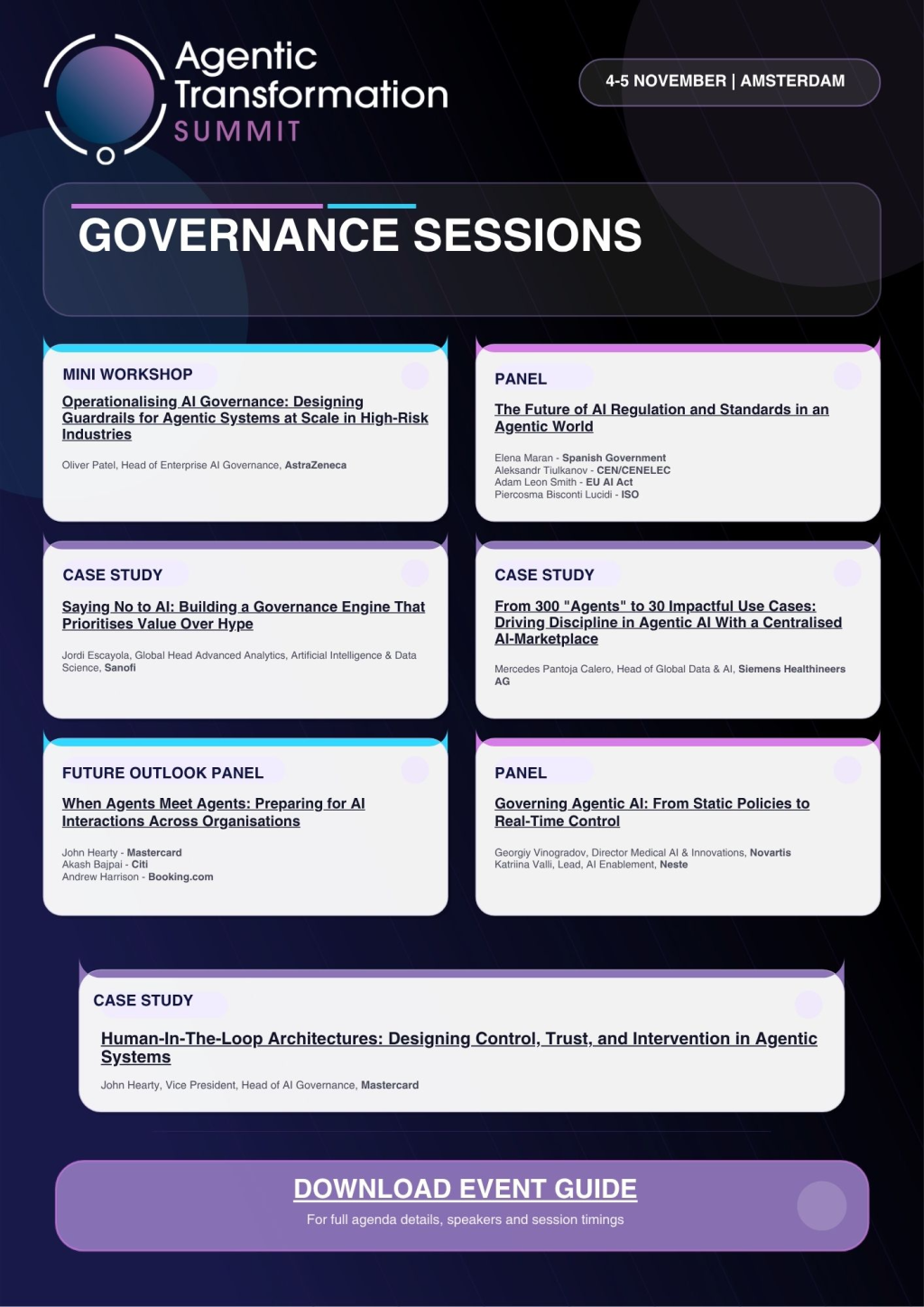 An easy guide to our governance sessions