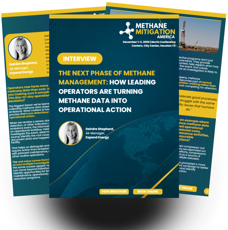 Interview | The Next Phase of Methane Management: How Leading Operators are Turning Methane Data into Operational Action | Featuring Insights from Deirdre Shepherd