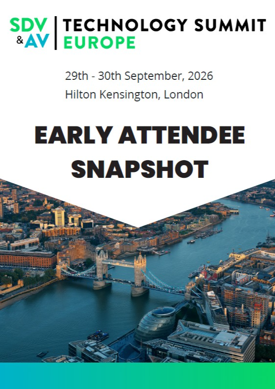 SDV & AV Technology Europe | Early Attendee Snapshot