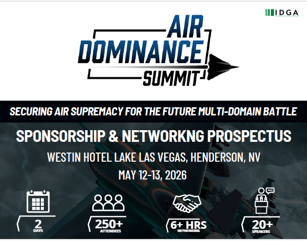 IDGA's Air Dominance Summit | 2026 Sponsorship & Networking Prospectus