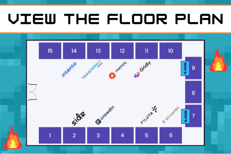 2026 Game Production Summit - 2026 Floor Plan