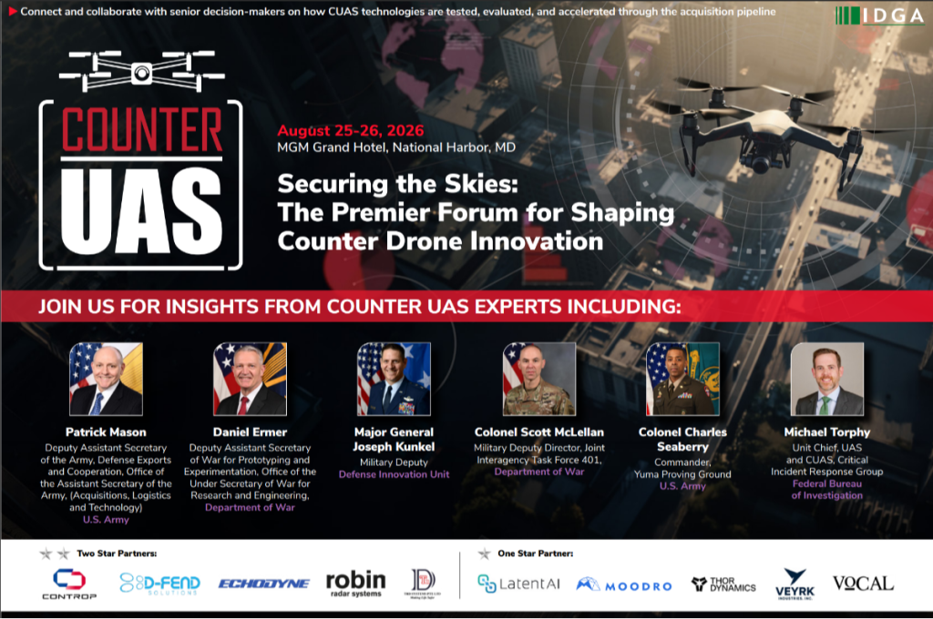 IDGA's Counter-UAS Summit | 2026 Official Agenda