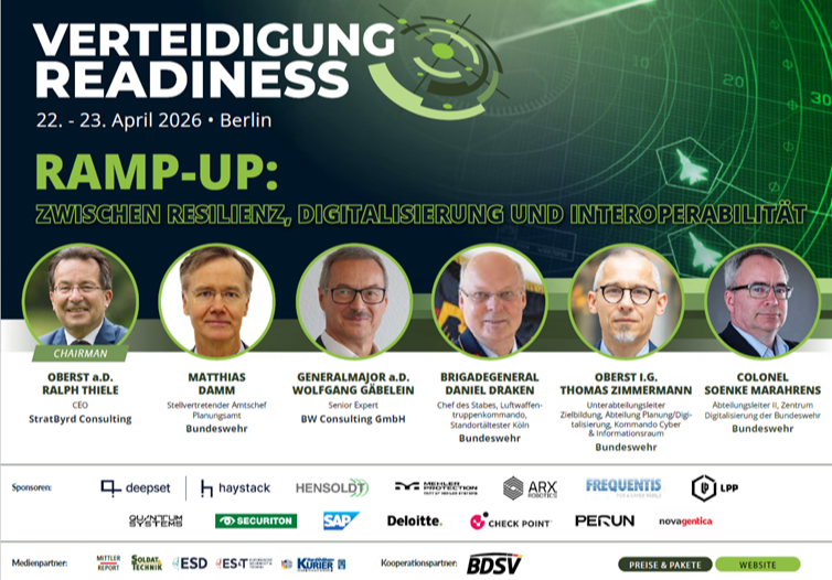 Verteidigung Readiness 2026 | Ramp Up Zeitenwende: Konferenzagenda