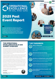 2025 Post Event Report - Operational Excellence in Oil and Gas Summit