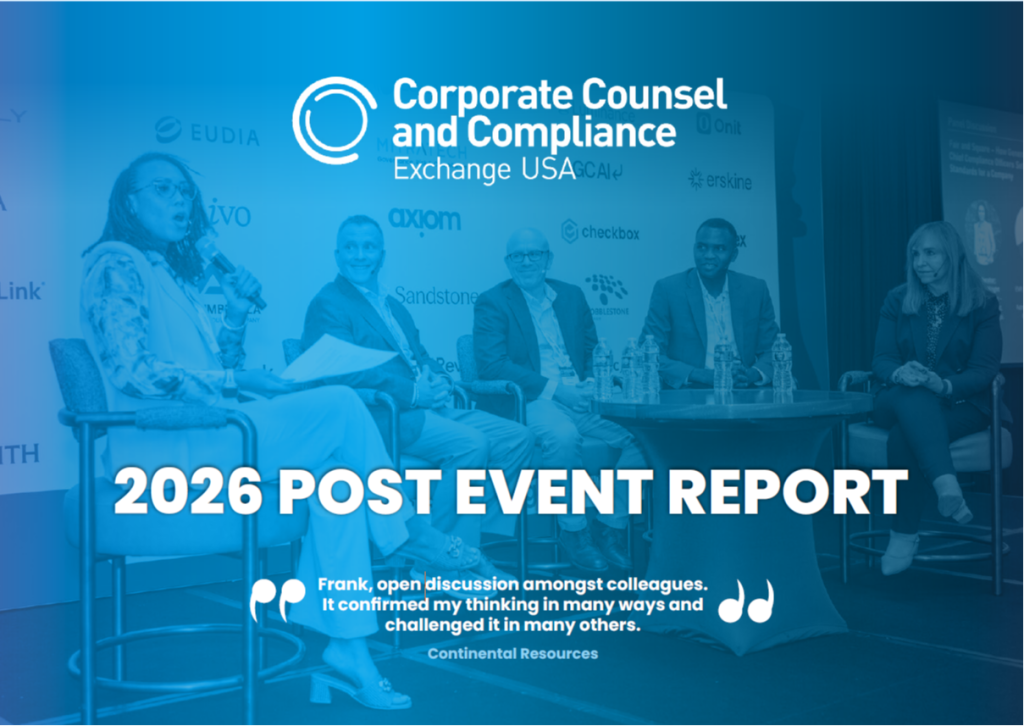 Sister Event: Corporate Counsel & Compliance Exchange 2026 Post Event Report