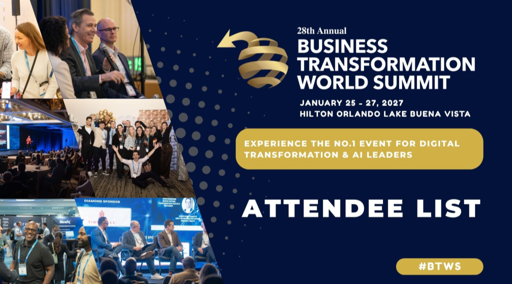 Business Transformation World Summit - List of Attendees