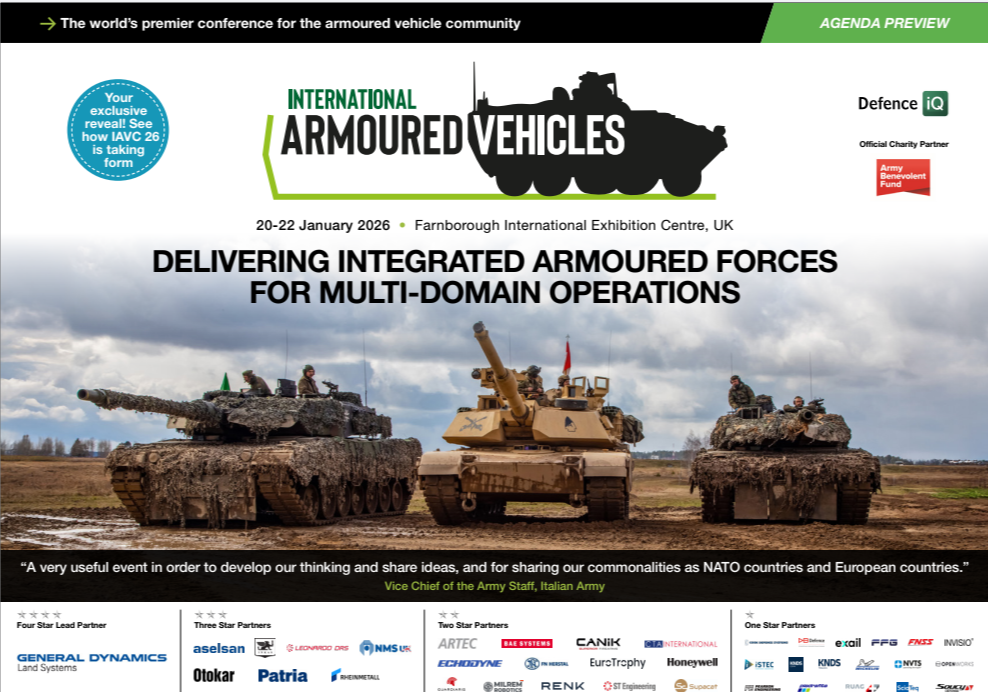 International Armoured Vehicles 2026 Agenda Preview