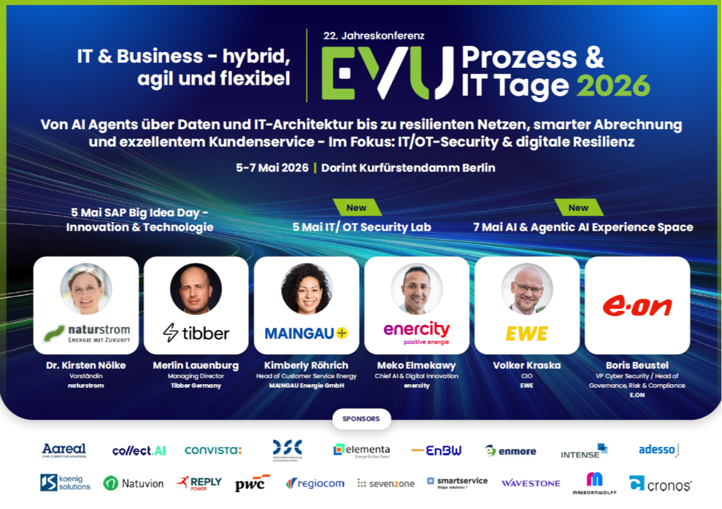 EVU Prozess- & IT-Tage 2026 | Konferenz-Agenda