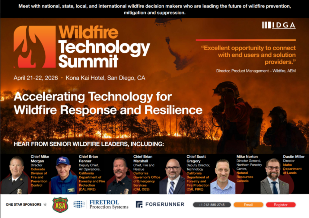 IDGA Wildfire Technology Summit | 2026 Agenda