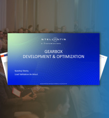 Gearbox Development & Optimisation | Past Presentation by Nandraj Shetty, Lead Validation Architect, Stellantis