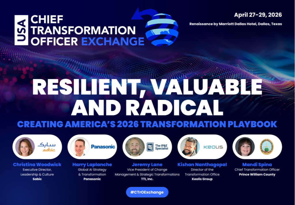 Chief Transformation Officer Exchange 2026 - Official Brochure