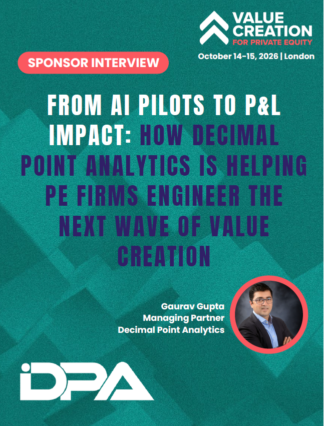 Sponsor Interview - Decimal Point Analytics | From AI Pilots to P&L Impact