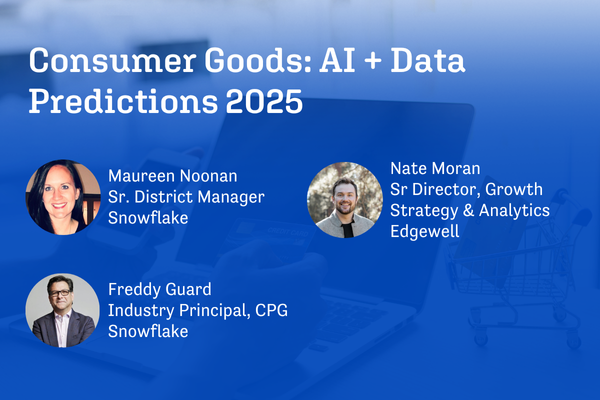 Consumer Goods: AI + Data Predictions 2025