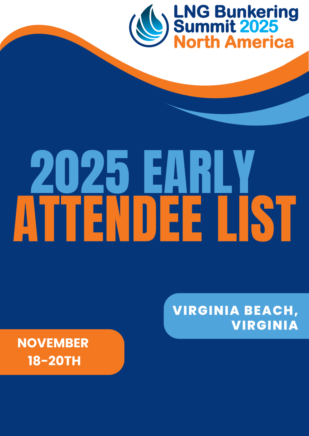 LNG Bunkering North America Summit 2025 - Early Attendee List