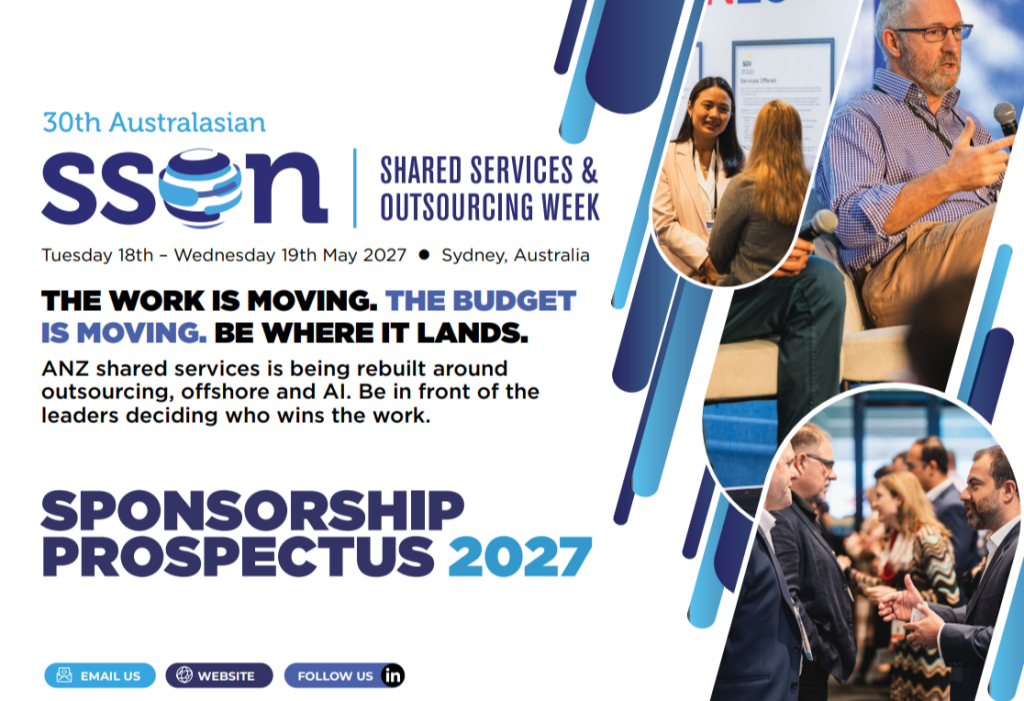 Sponsorship Prospectus - 30th Annual Shared Services and Outsourcing Week Australasia