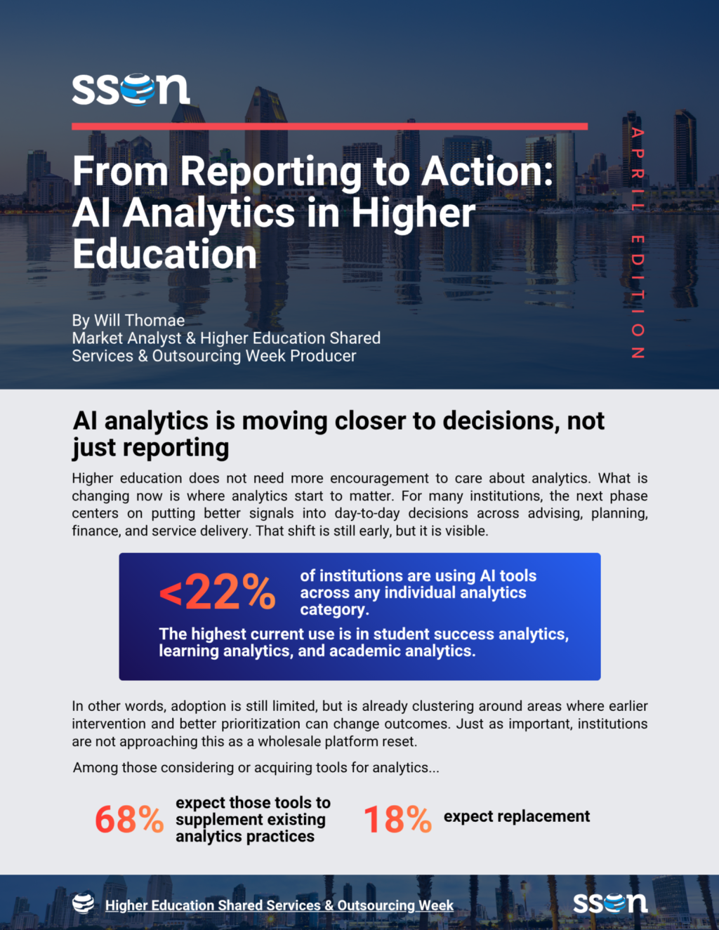 From Reporting to Action: AI Analytics in Higher Education